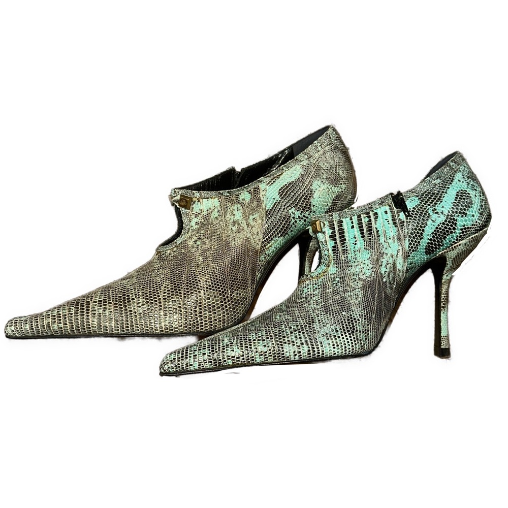 Vintage Gianni Versace Lizard Heels